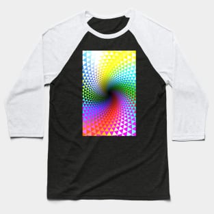 Pattern spin Baseball T-Shirt